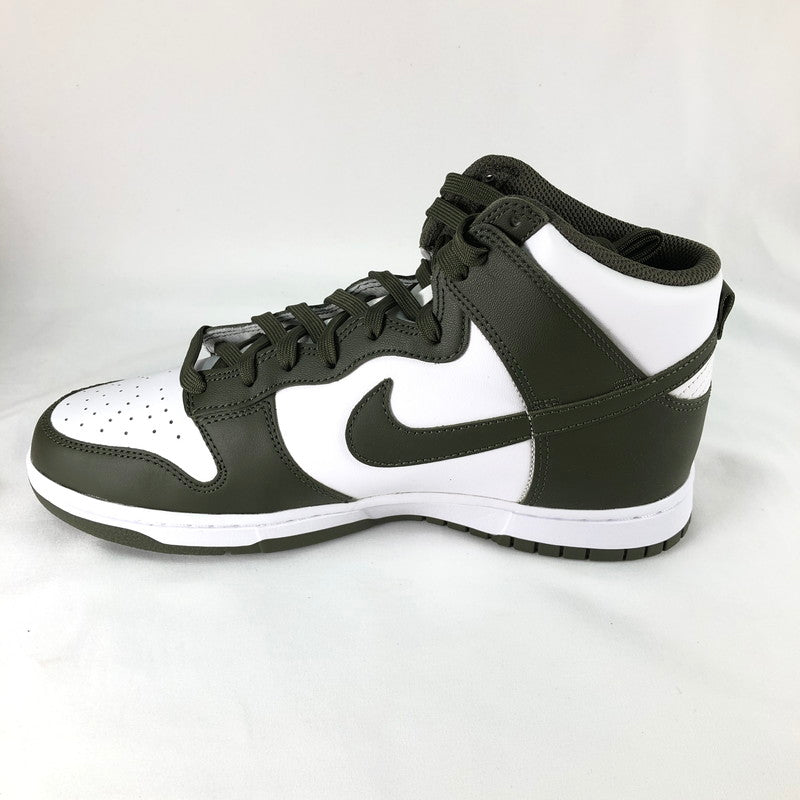 【中古美品】【メンズ】 NIKE DD1399-107 DUNK HIGH CHAMPIONSHIP KHAKI ナイキ ダンク ハイ レトロ ホワイト カーゴ カーキ スニーカー 靴 160-260611-sm-02-otoh カラー：ホワイト カーゴ カーキ 万代Net店