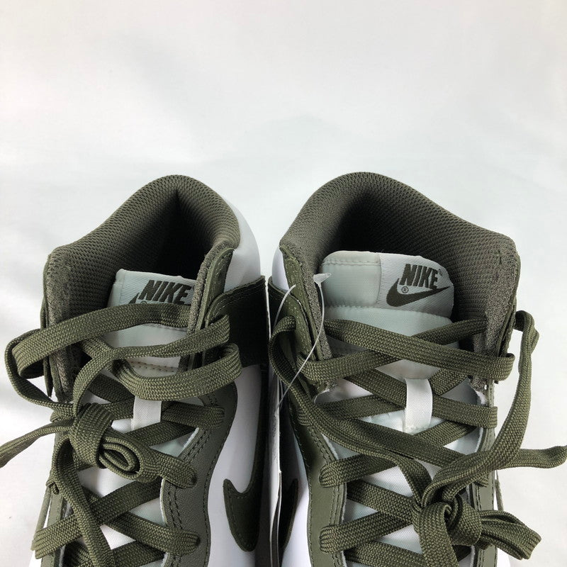【中古美品】【メンズ】 NIKE DD1399-107 DUNK HIGH CHAMPIONSHIP KHAKI ナイキ ダンク ハイ レトロ ホワイト カーゴ カーキ スニーカー 靴 160-260611-sm-02-otoh カラー：ホワイト カーゴ カーキ 万代Net店