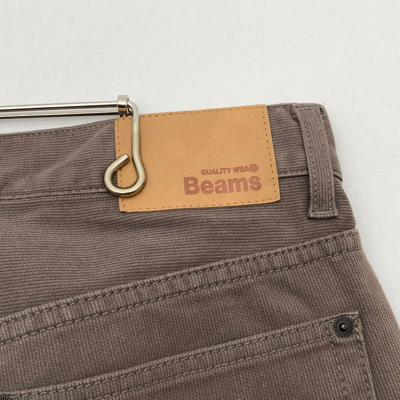 【中古品】【メンズ】 BEAMS ビームス コットン ストレートパンツ ボトムス その他パンツ ブランド 古着 (fuz) 158-260606-gm-21-oto サイズ：M カラー：ブラウン 万代Net店