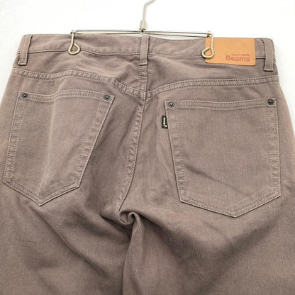 【中古品】【メンズ】 BEAMS ビームス コットン ストレートパンツ ボトムス その他パンツ ブランド 古着 (fuz) 158-260606-gm-21-oto サイズ：M カラー：ブラウン 万代Net店