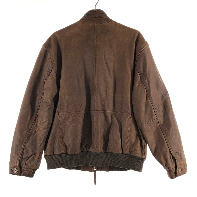 【中古品】【メンズ】 JOS.A.BANK ジョス・エー・バンク ヴィンテージ レザージャケット 147-260612-sm-04-otoh カラー：ダークブラウン 万代Net店