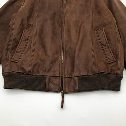 【中古品】【メンズ】 JOS.A.BANK ジョス・エー・バンク ヴィンテージ レザージャケット 147-260612-sm-04-otoh カラー：ダークブラウン 万代Net店