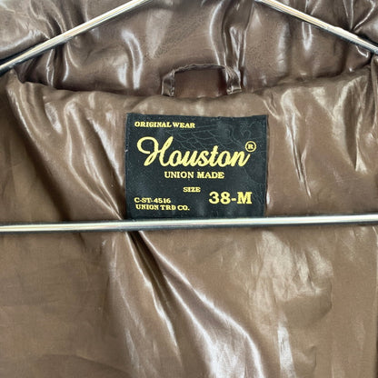 【中古品】【メンズ】 HOUSTON ヒューストン 中綿ジャケット 147-260607-st-01-otoh カラー：ブラウン 万代Net店