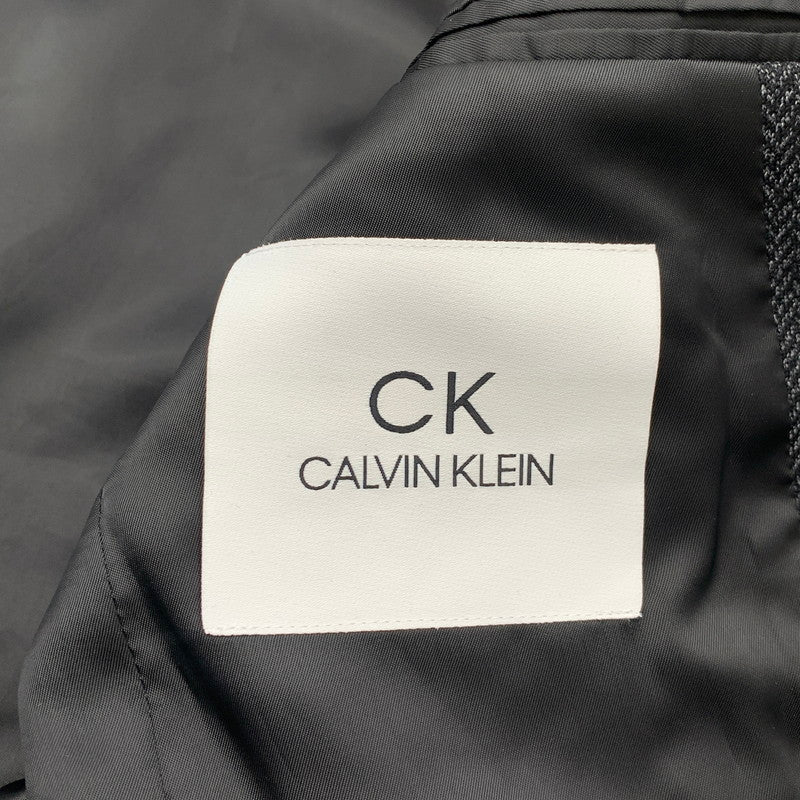 【中古品】【メンズ】 CALVINKLEIN カルバンクライン テーラードジャケット アウター ブランド 古着 (fuz) 147-260606-gm-14-oto サイズ：34 カラー：チェコ―ル 万代Net店