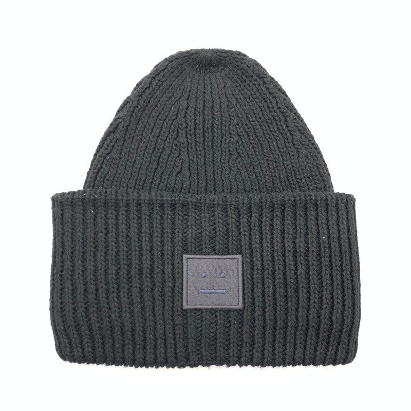 【中古品】【メンズ】 ACNE STUDIOS アクネストゥディオズ ニット帽 ニットキャップ ブランド 帽子 (fuz) 185-260606-gm-26-oto サイズ：56cm カラー：ブラック 万代Net店