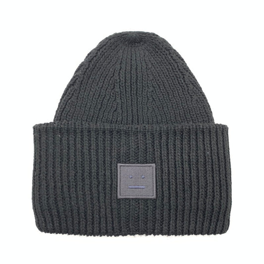【中古品】【メンズ】 ACNE STUDIOS アクネストゥディオズ ニット帽 ニットキャップ ブランド 帽子 (fuz) 185-260606-gm-26-oto サイズ：56cm カラー：ブラック 万代Net店