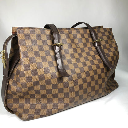 【中古品】【レディース】 LOUIS VUITTON Chelsea N51119 ルイヴィトンダミエ チェルシー トートバッグ 179-260609-sm-01-otoh カラー：ダークブラウン 万代Net店