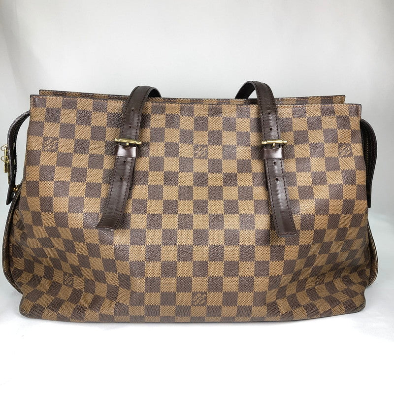 【中古品】【レディース】 LOUIS VUITTON Chelsea N51119 ルイヴィトンダミエ チェルシー トートバッグ 179-260609-sm-01-otoh カラー：ダークブラウン 万代Net店