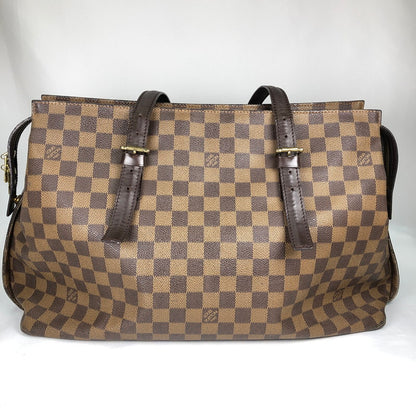 【中古品】【レディース】 LOUIS VUITTON Chelsea N51119 ルイヴィトンダミエ チェルシー トートバッグ 179-260609-sm-01-otoh カラー：ダークブラウン 万代Net店