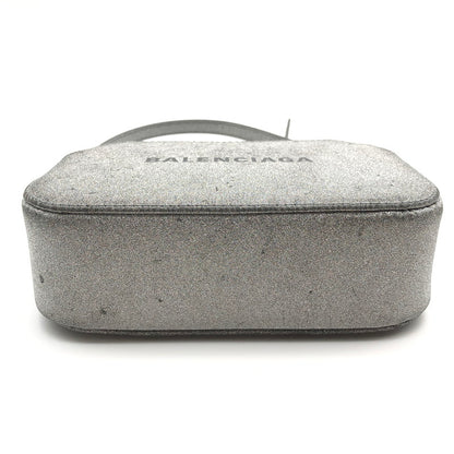 【中古品】【レディース】 BALENCIAGA 552372 バレンシアガ エブリデイ カメラバッグ ショルダーバック カバン 180-260626-sm-05-otoh カラー：シルバー グリッター 万代Net店