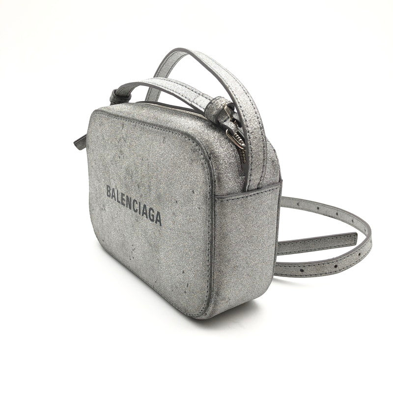 【中古品】【レディース】 BALENCIAGA 552372 バレンシアガ エブリデイ カメラバッグ ショルダーバック カバン 180-260626-sm-05-otoh カラー：シルバー グリッター 万代Net店