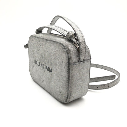 【中古品】【レディース】 BALENCIAGA 552372 バレンシアガ エブリデイ カメラバッグ ショルダーバック カバン 180-260626-sm-05-otoh カラー：シルバー グリッター 万代Net店