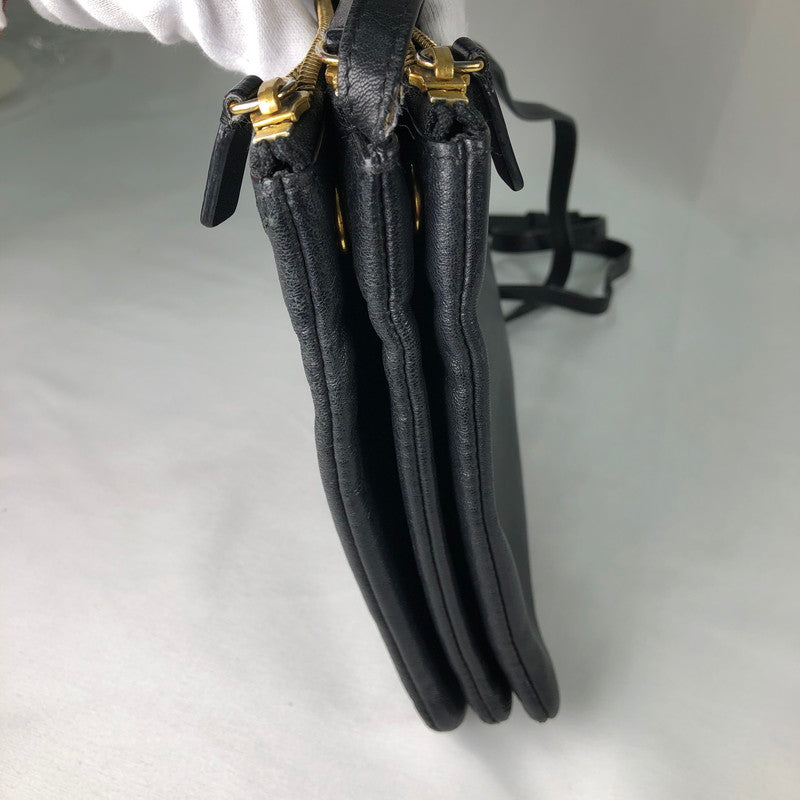 【中古品】【レディース】 CHLOE セリーヌ　トリオ　 ショルダーバッグ 188-260611-sm-04-otoh カラー：ブラック 万代Net店