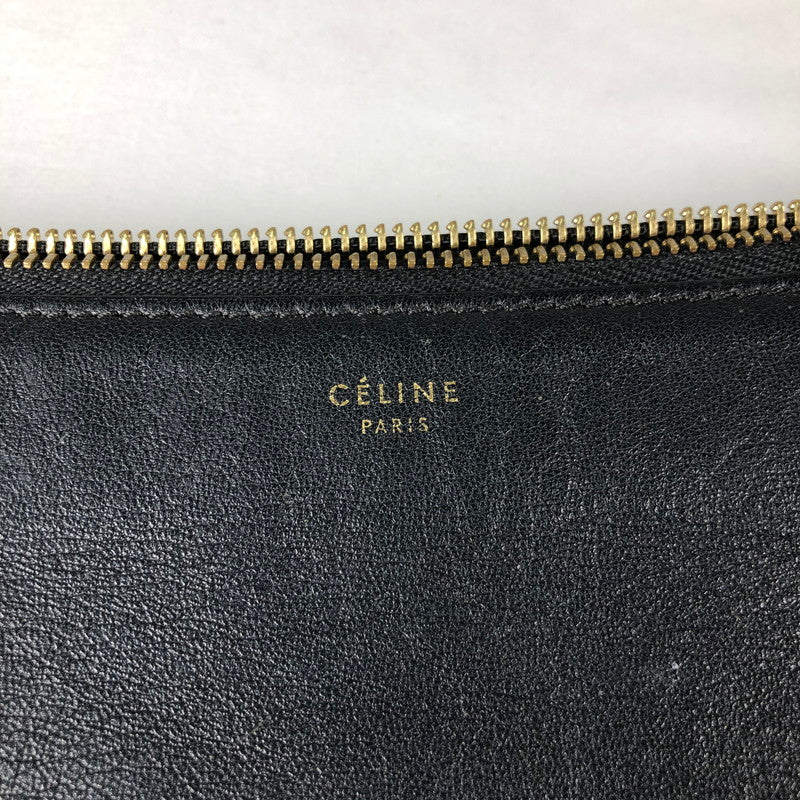 【中古品】【レディース】 CHLOE セリーヌ　トリオ　 ショルダーバッグ 188-260611-sm-04-otoh カラー：ブラック 万代Net店