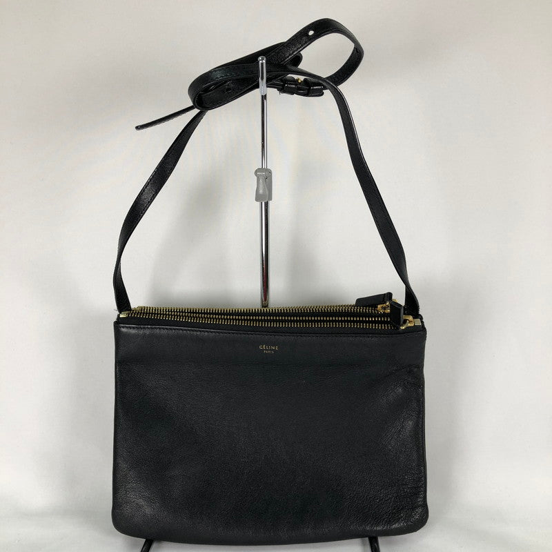 【中古品】【レディース】 CHLOE セリーヌ　トリオ　 ショルダーバッグ 188-260611-sm-04-otoh カラー：ブラック 万代Net店