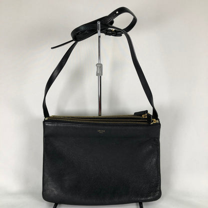 【中古品】【レディース】 CHLOE セリーヌ　トリオ　 ショルダーバッグ 188-260611-sm-04-otoh カラー：ブラック 万代Net店