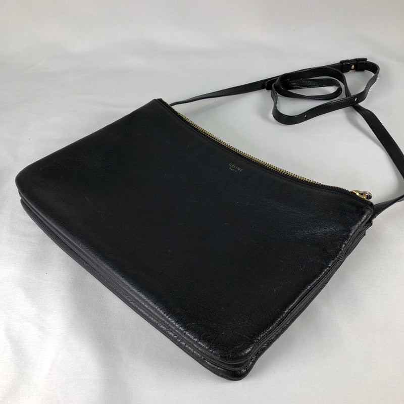 【中古品】【レディース】 CHLOE セリーヌ　トリオ　 ショルダーバッグ 188-260611-sm-04-otoh カラー：ブラック 万代Net店