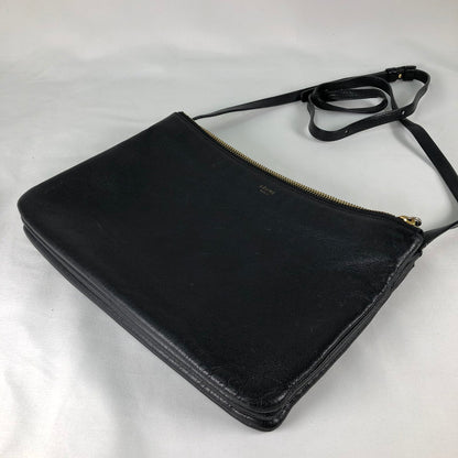 【中古品】【レディース】 CHLOE セリーヌ　トリオ　 ショルダーバッグ 188-260611-sm-04-otoh カラー：ブラック 万代Net店