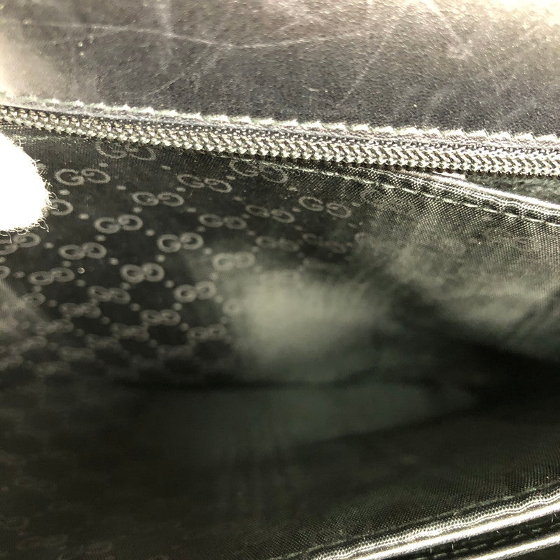 【中古品】【レディース】 GUCCI 000 110 0092 グッチ レザーハンドバッグ カバン ヴィンテージ ハンドバッグ 180-260623-sm-02-otoh カラー：ブラック 万代Net店