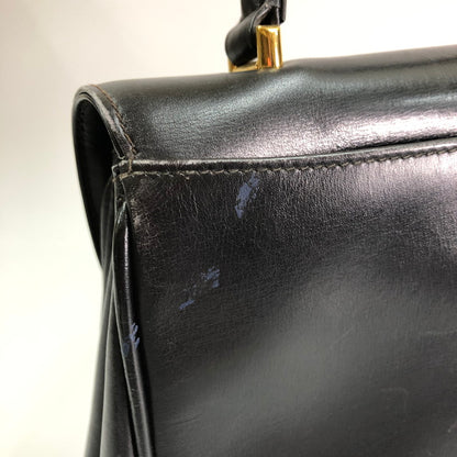 【中古品】【レディース】 GUCCI 000 110 0092 グッチ レザーハンドバッグ カバン ヴィンテージ ハンドバッグ 180-260623-sm-02-otoh カラー：ブラック 万代Net店