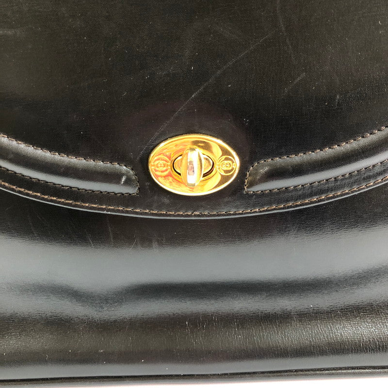 【中古品】【レディース】 GUCCI 000 110 0092 グッチ レザーハンドバッグ カバン ヴィンテージ ハンドバッグ 180-260623-sm-02-otoh カラー：ブラック 万代Net店