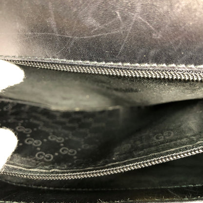 【中古品】【レディース】 GUCCI 000 110 0092 グッチ レザーハンドバッグ カバン ヴィンテージ ハンドバッグ 180-260623-sm-02-otoh カラー：ブラック 万代Net店