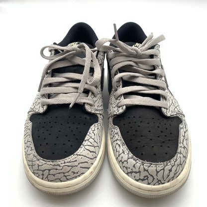 【中古美品】【メンズ】 NIKE ナイキ CZ0790-001 AIR JORDAN 1 RETRO LOW OG "BLACK CEMENT" スニーカー 靴 160-260618-st-07-otoh カラー：ブラック／モスリン－テックグレー/ホワイト 万代Net店