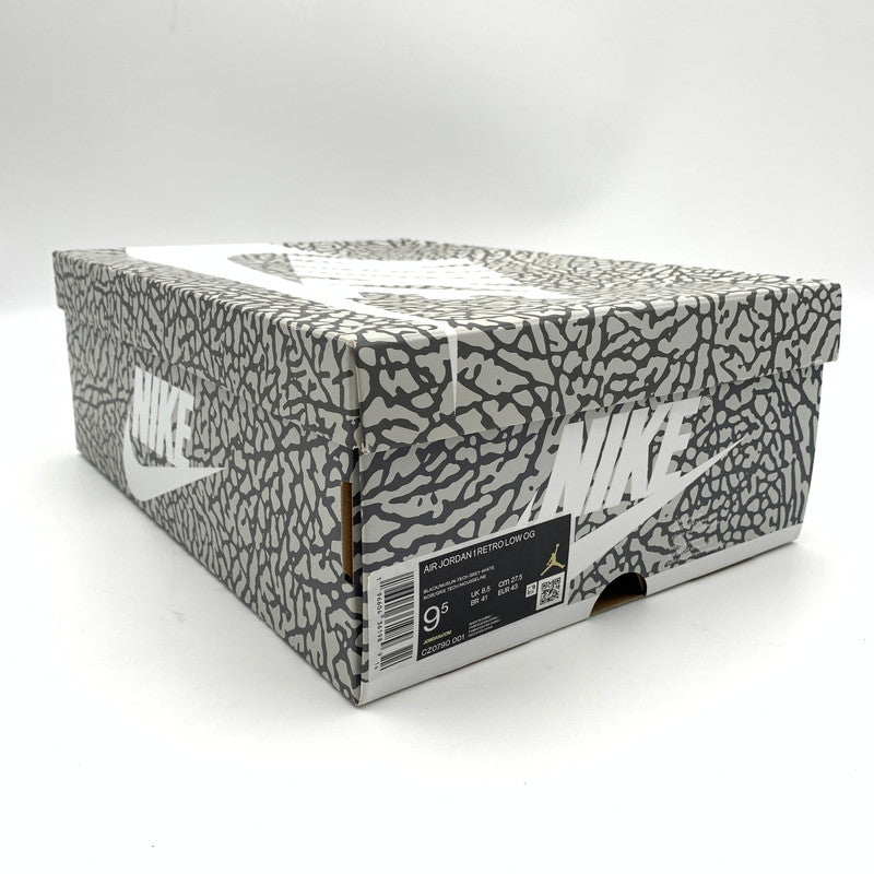【中古美品】【メンズ】 NIKE ナイキ CZ0790-001 AIR JORDAN 1 RETRO LOW OG "BLACK CEMENT" スニーカー 靴 160-260618-st-07-otoh カラー：ブラック／モスリン－テックグレー/ホワイト 万代Net店