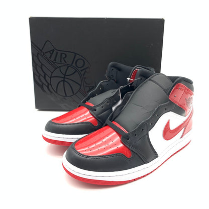 【中古美品】【メンズ】 NIKE ナイキ HV4091-006 AIR JORDAN 1 MID SE "BLACK WHITE VARCITY RED" スニーカー 靴 160-260505-st-04-otoh カラー：ブラック/ホワイト/バーシティレッド 万代Net店