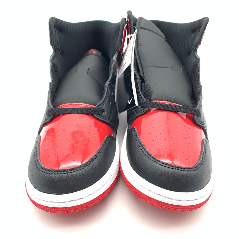 【中古美品】【メンズ】 NIKE ナイキ HV4091-006 AIR JORDAN 1 MID SE "BLACK WHITE VARCITY RED" スニーカー 靴 160-260505-st-04-otoh カラー：ブラック/ホワイト/バーシティレッド 万代Net店