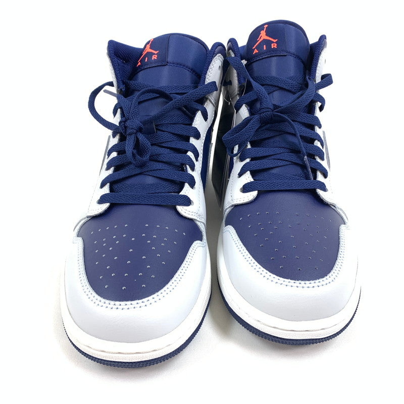 【中古美品】【メンズ】 NIKE ナイキ DQ8426-403 AIR JORDAN 1 MID "BLUE VOID" スニーカー 靴 160-260505-st-10-otoh カラー：ブルーボイド/サミットホワイト/ホットラバ/ピュアプラチナム 万代Net店