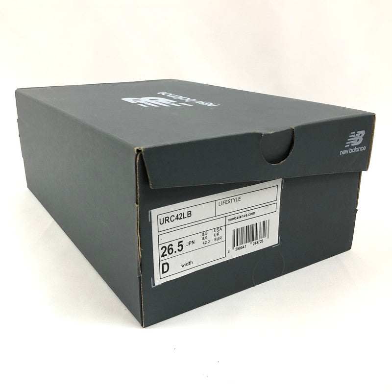 【中古美品】【メンズ】 NEW BALANCE ニューバランス URC42LB スニーカー 靴 162-260506-st-03-otoh カラー：ブラック 万代Net店