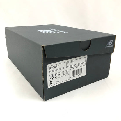 【中古美品】【メンズ】 NEW BALANCE ニューバランス URC42LB スニーカー 靴 162-260506-st-03-otoh カラー：ブラック 万代Net店