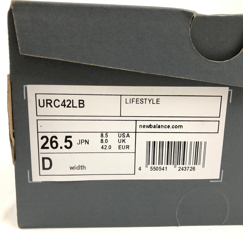【中古美品】【メンズ】 NEW BALANCE ニューバランス URC42LB スニーカー 靴 162-260506-st-03-otoh カラー：ブラック 万代Net店