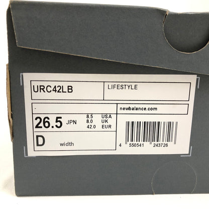 【中古美品】【メンズ】 NEW BALANCE ニューバランス URC42LB スニーカー 靴 162-260506-st-03-otoh カラー：ブラック 万代Net店