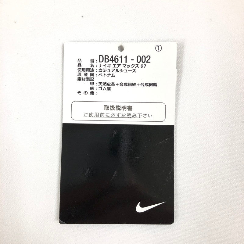 【中古美品】【メンズ】 NIKE ナイキ DB4611-002 AIR MAX 97 スニーカー 靴 160-260506-st-02-otoh カラー：ウルフグレー/ラディアンレッド/ブラック/ホワイト 万代Net店