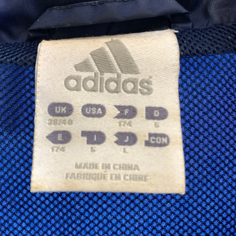 【中古品】【メンズ】 ADIDAS アディダス CHELSEA チェルシー ナイロンジャケット 147-260626-st-04-otoh サイズ：L カラー：ブルー系 万代Net店