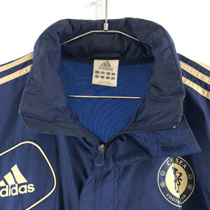 【中古品】【メンズ】 ADIDAS アディダス CHELSEA チェルシー ナイロンジャケット 147-260626-st-04-otoh サイズ：L カラー：ブルー系 万代Net店