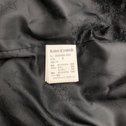 【中古品】【レディース】 RODEO CROWN ロデオクラウンズ バルーンファーフード付き ダウンジャケット 147-260630-sm-08-otoh カラー：ブラック 万代Net店