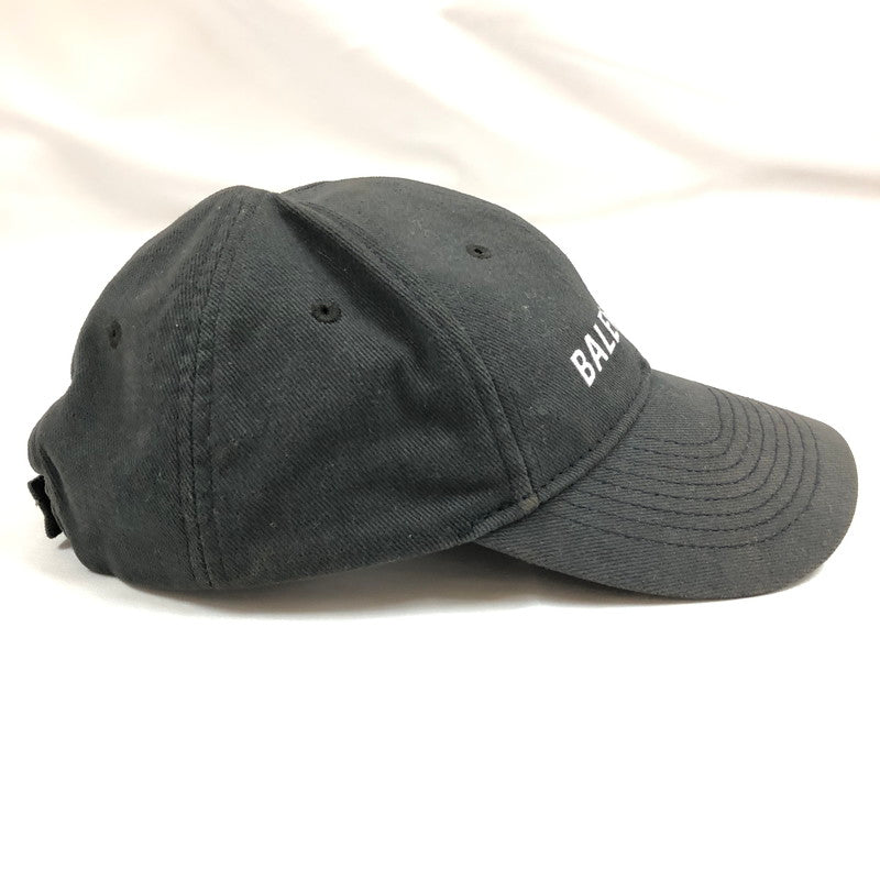 【中古品】【メンズ】 BALENCIAGA バレンシアガ ブラックキャップ 帽子 185-260820-sm-02-otoh カラー：ブラック 万代Net店