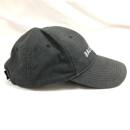 【中古品】【メンズ】 BALENCIAGA バレンシアガ ブラックキャップ 帽子 185-260820-sm-02-otoh カラー：ブラック 万代Net店