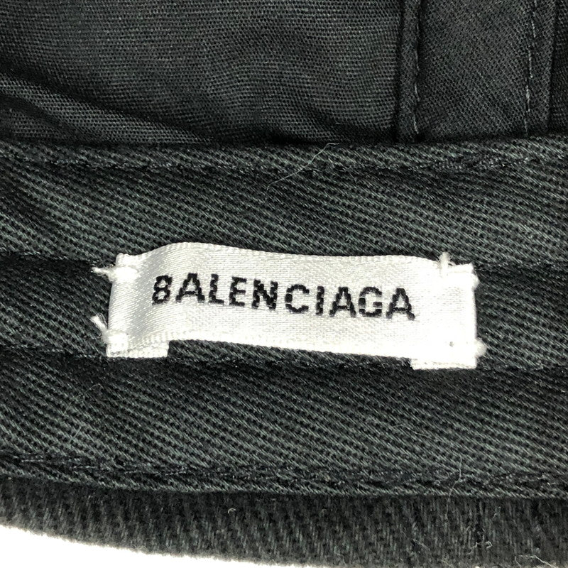 【中古品】【メンズ】 BALENCIAGA バレンシアガ ブラックキャップ 帽子 185-260820-sm-02-otoh カラー：ブラック 万代Net店