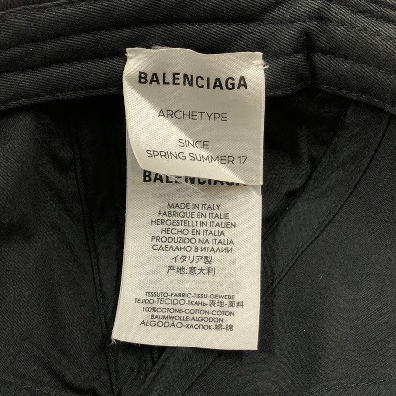 【中古品】【メンズ】 BALENCIAGA バレンシアガ ブラックキャップ 帽子 185-260820-sm-02-otoh カラー：ブラック 万代Net店