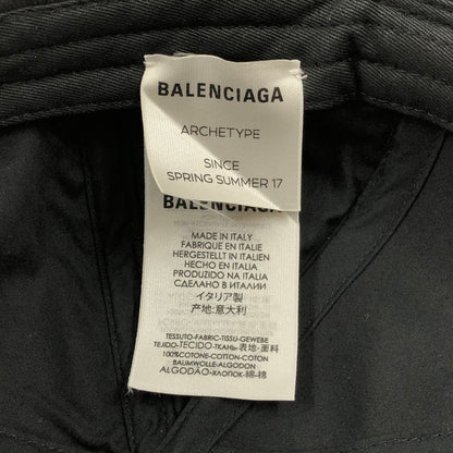 【中古品】【メンズ】 BALENCIAGA バレンシアガ ブラックキャップ 帽子 185-260820-sm-02-otoh カラー：ブラック 万代Net店