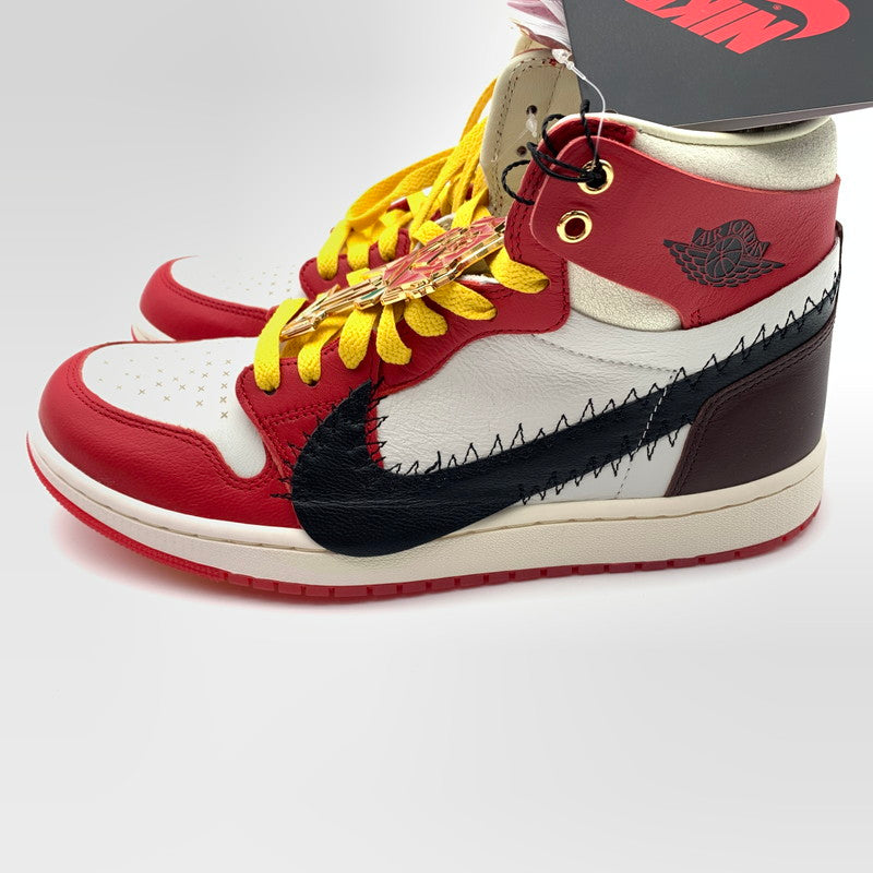 【中古美品】【メンズ】 NIKE×TEYANA TAYLOR ナイキ テヤナ・テイラー FJ0604-601 AIR JORDAN １ HIGH ZOOM CMFT ２”GYM RED” スニーカー 靴 160-260601-st-11-otoh カラー：ムレッド/サミットホワイト/ブラック 万代Net店