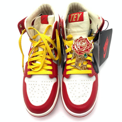 【中古美品】【メンズ】 NIKE×TEYANA TAYLOR ナイキ テヤナ・テイラー FJ0604-601 AIR JORDAN １ HIGH ZOOM CMFT ２”GYM RED” スニーカー 靴 160-260601-st-11-otoh カラー：ムレッド/サミットホワイト/ブラック 万代Net店