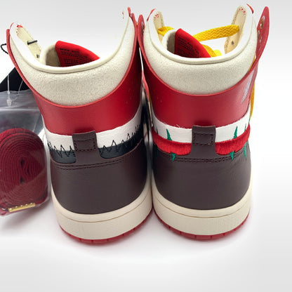 【中古美品】【メンズ】 NIKE×TEYANA TAYLOR ナイキ テヤナ・テイラー FJ0604-601 AIR JORDAN １ HIGH ZOOM CMFT ２”GYM RED” スニーカー 靴 160-260601-st-11-otoh カラー：ムレッド/サミットホワイト/ブラック 万代Net店