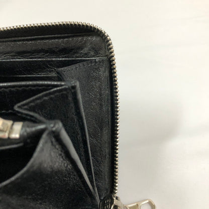 【中古品】【メンズ】 BALENCIAGA バレンシアガ ラウンドジップ長財布 アクセサリー 192-260820-sm-01-otoh カラー：ブラック 万代Net店