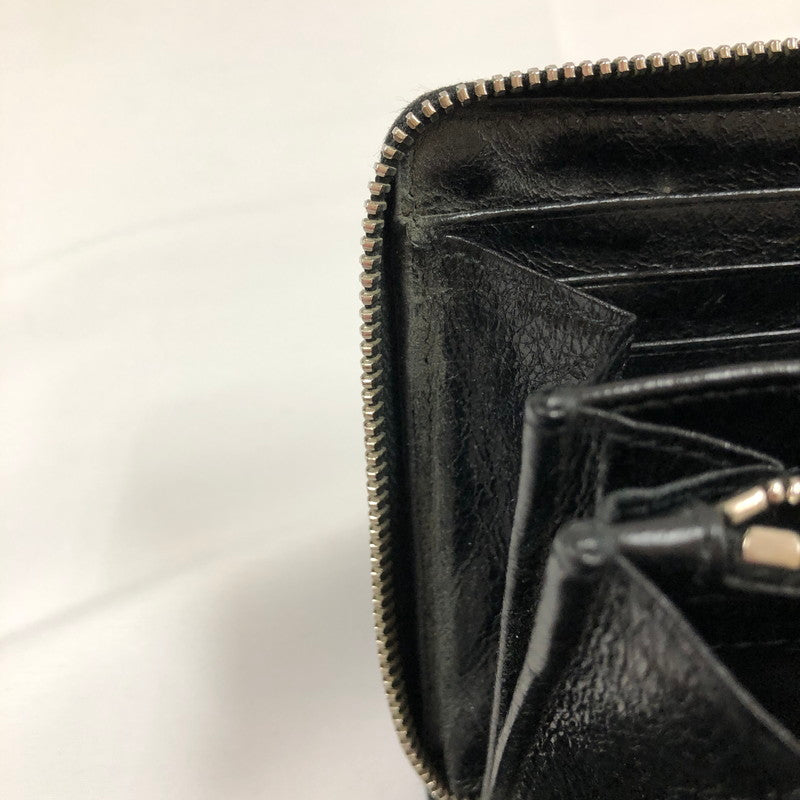【中古品】【メンズ】 BALENCIAGA バレンシアガ ラウンドジップ長財布 アクセサリー 192-260820-sm-01-otoh カラー：ブラック 万代Net店