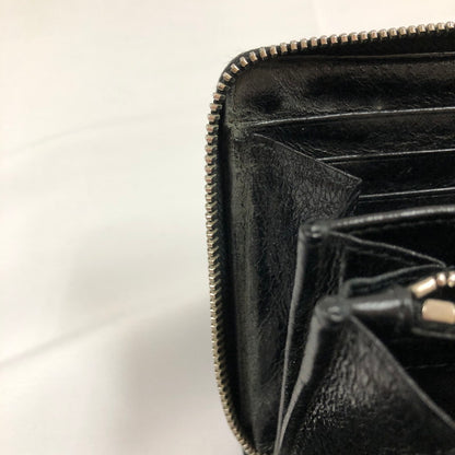 【中古品】【メンズ】 BALENCIAGA バレンシアガ ラウンドジップ長財布 アクセサリー 192-260820-sm-01-otoh カラー：ブラック 万代Net店